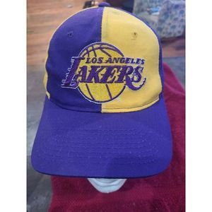 Vintage NBA LA Lakers Pinwheel Starter Hat - Hot Hat RARE
